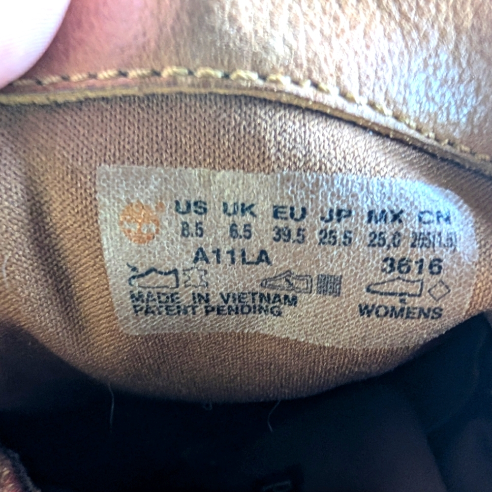 Timberland x Pendleton Women's Bramhall Boots Size 8.5 Plaid Top /Brown Leather - Picture 10 of 13